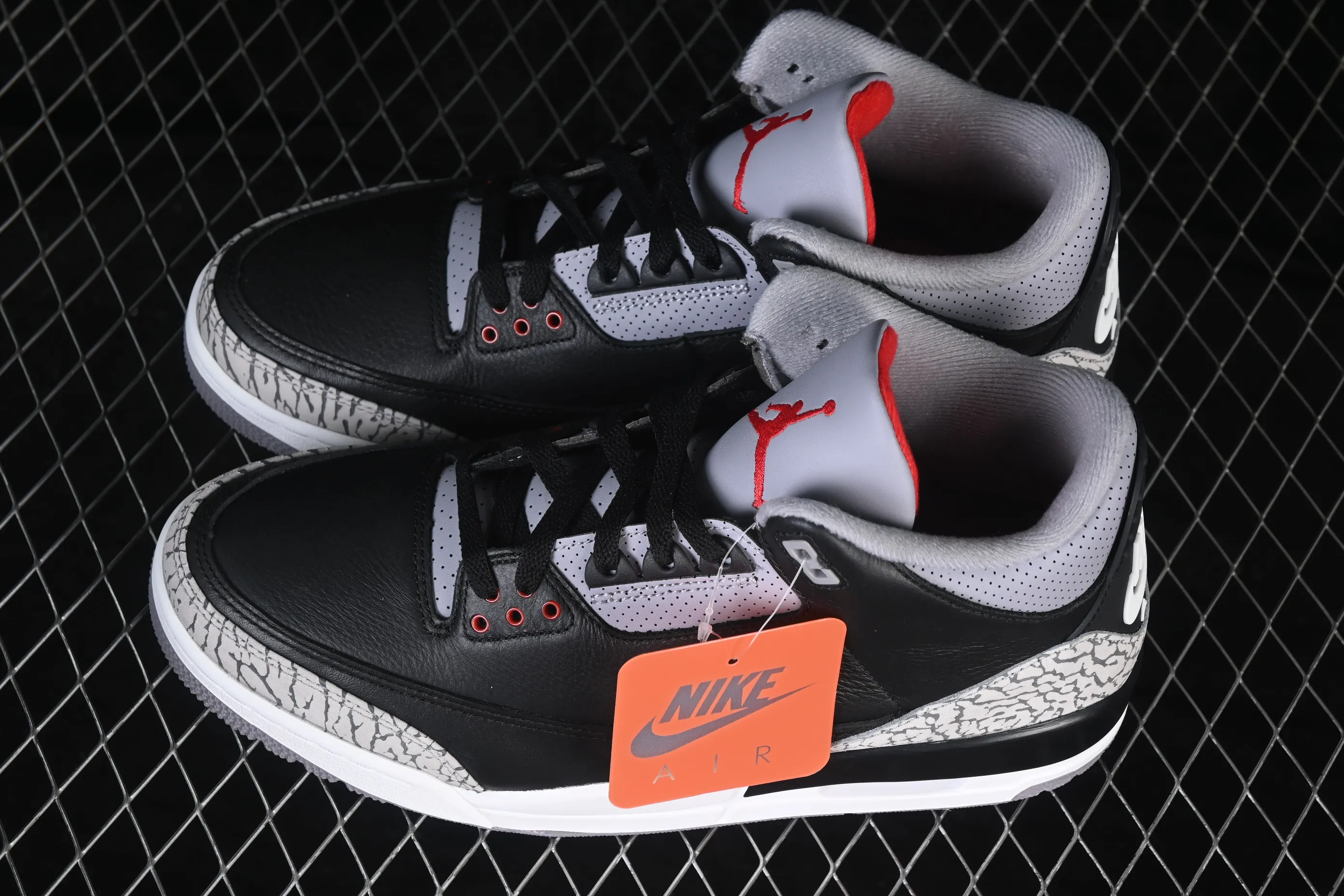 All categories Air Jordan Jordan series basketball shoes Air Jordan 3 LJR version Air Jordan 3 "Black Cement" AJ3 Jordan 3 first year black cement DN3707-010